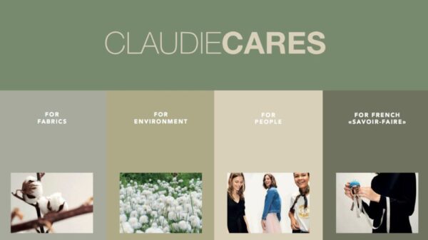 Claudie Cares-programma eco-sostenibile di Claudie Pierlot