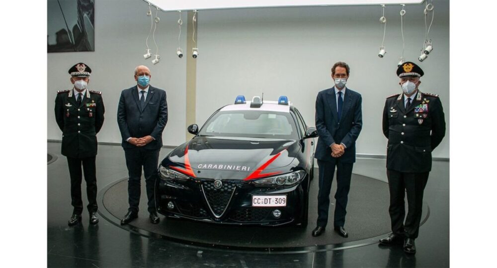 Nuova Alfa Romeo Giulia 2021 Carabinieri