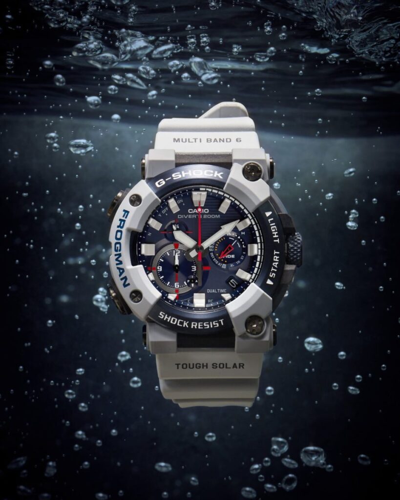 Orologi indistruttibili il nuovo Frogman Royal Navy di Casio G Shock