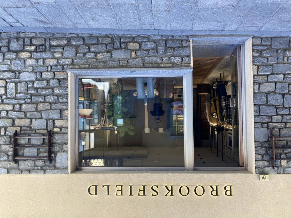 Brooksfield apre la sua nuova boutique di Courmayeur realizzata da Storagemilano