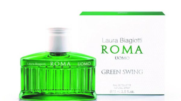 Nuovo profumo uomo Laura Biagiotti Roma Green Swing