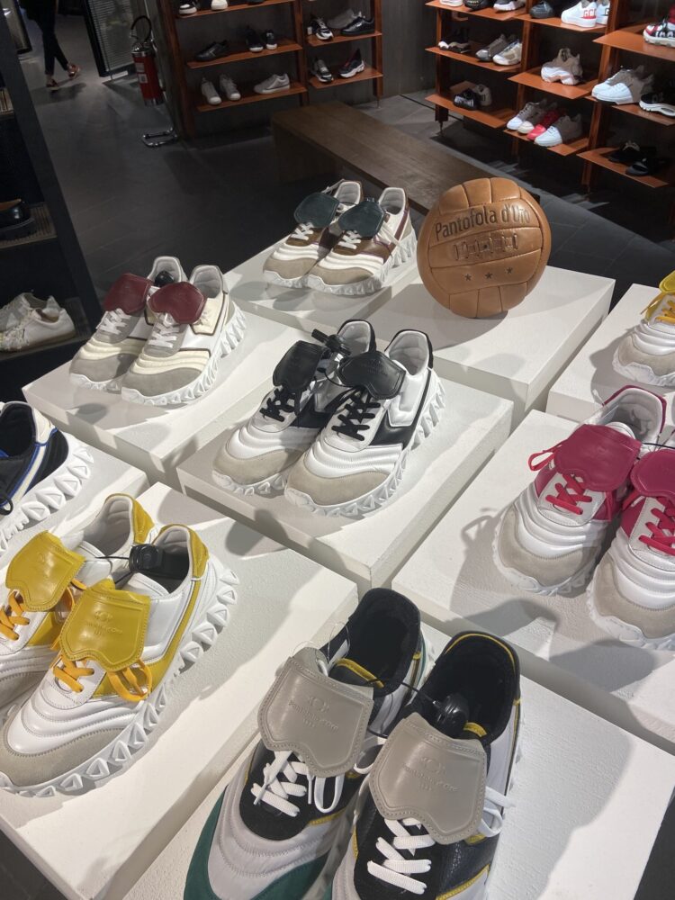 Pantofola d'Oro Pop Up Rinascente