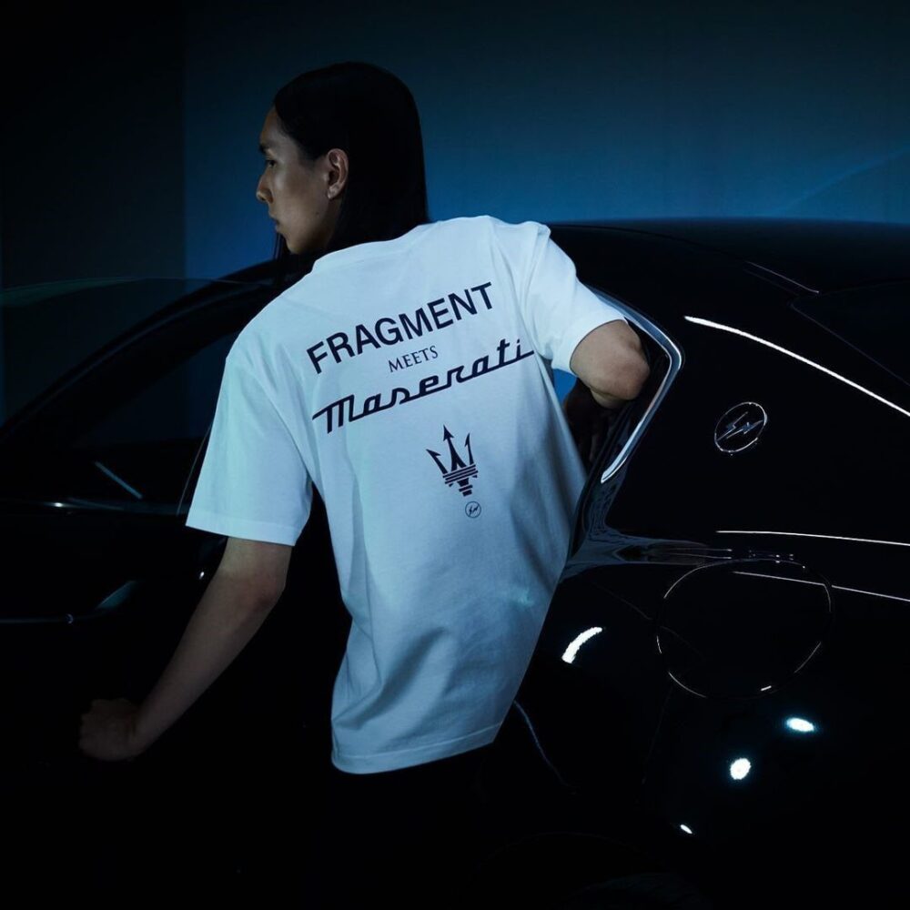 FRAGMENT MEETS MASERATI LA CAPSULE COLLECTION FIRMATA MASERATI E HIROSHI FUJIWARA