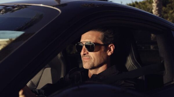 Porsche Design presenta i nuovi occhiali della serie Hexagon indossati da Patrick Dempsey