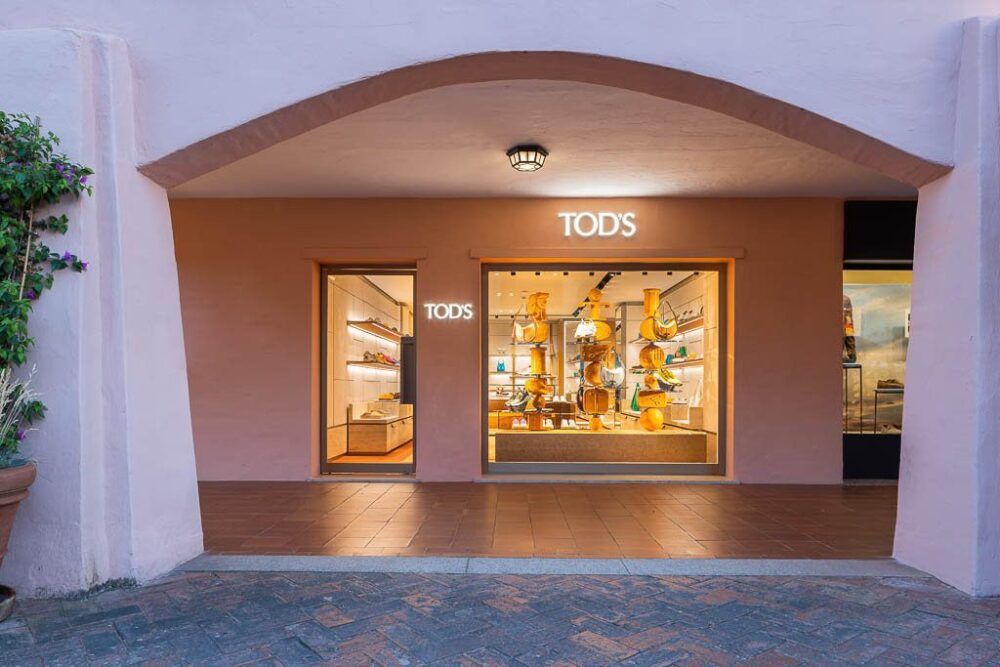 La boutique Tod's a Porto Cervo