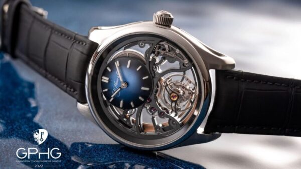 Orologio HMoser_3811_1200_Pioneer_Cylindrical_Tourbillon__Lifestyle_Side__GPHG2022