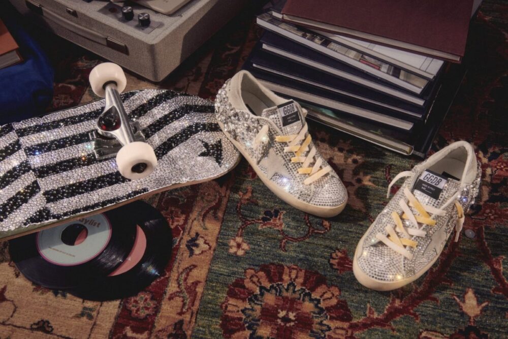 La magia di Swarovski sulle sneaker di Golden Goose