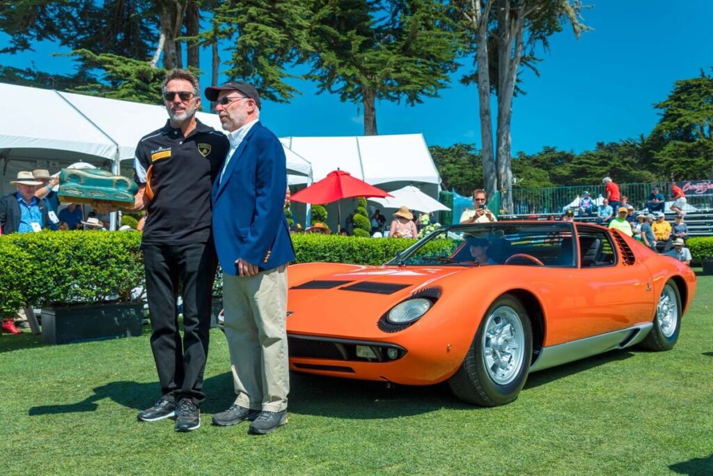 Concorso Italiano vincitrice Lamborghini Miura del 1967 di Michael e Toni Weinreb