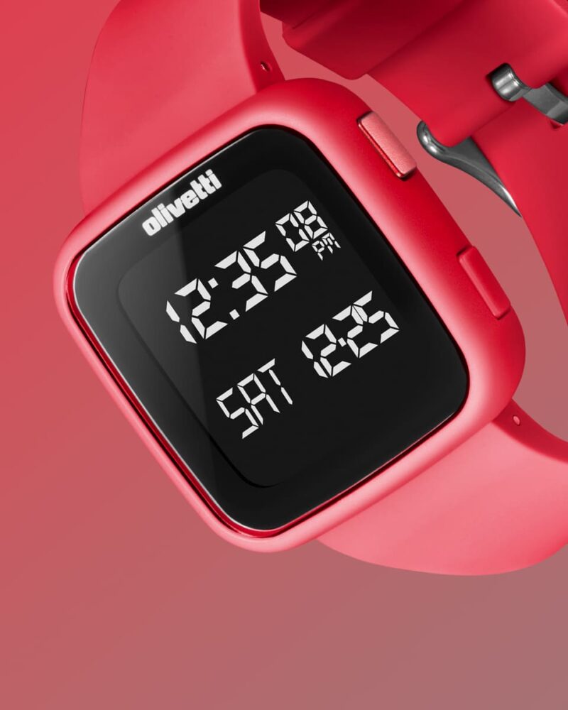 Orologio Digitale Olivetti by D1 MILANO rosso € 85