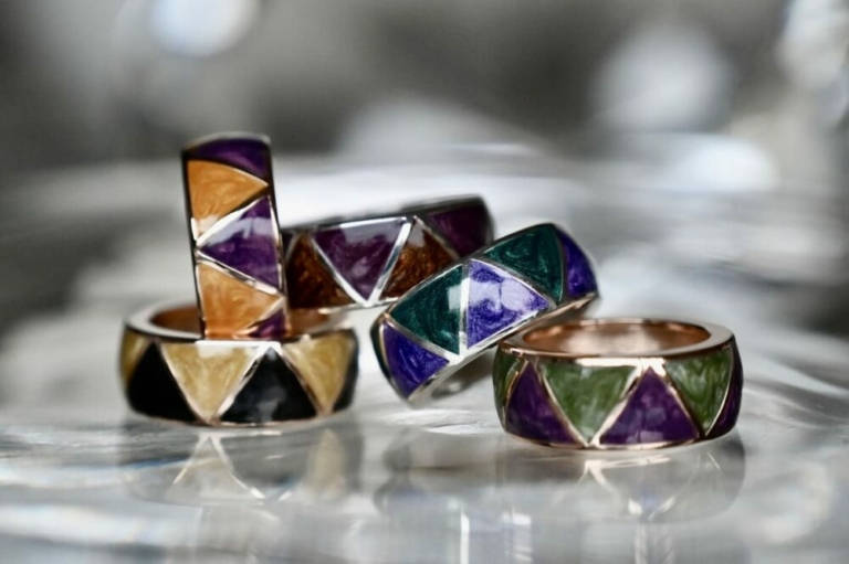 CRISTALLLO presenta gli anelli colorati Folk Rings