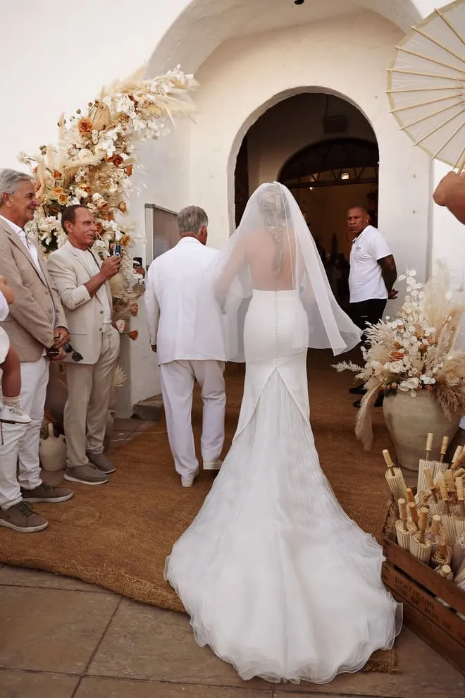 Abito Pronovias matrimonio Inzaghi -Robusti