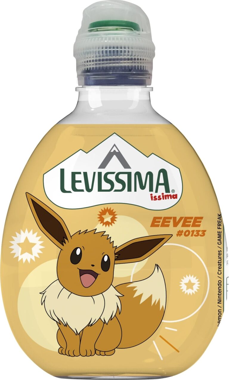 Acqua minerale Levissima con i Pokémon