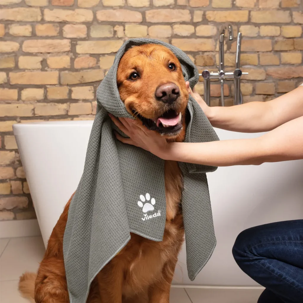 Panno per asciugare animali Vileda Pet Pro Microfibre Towel_dog