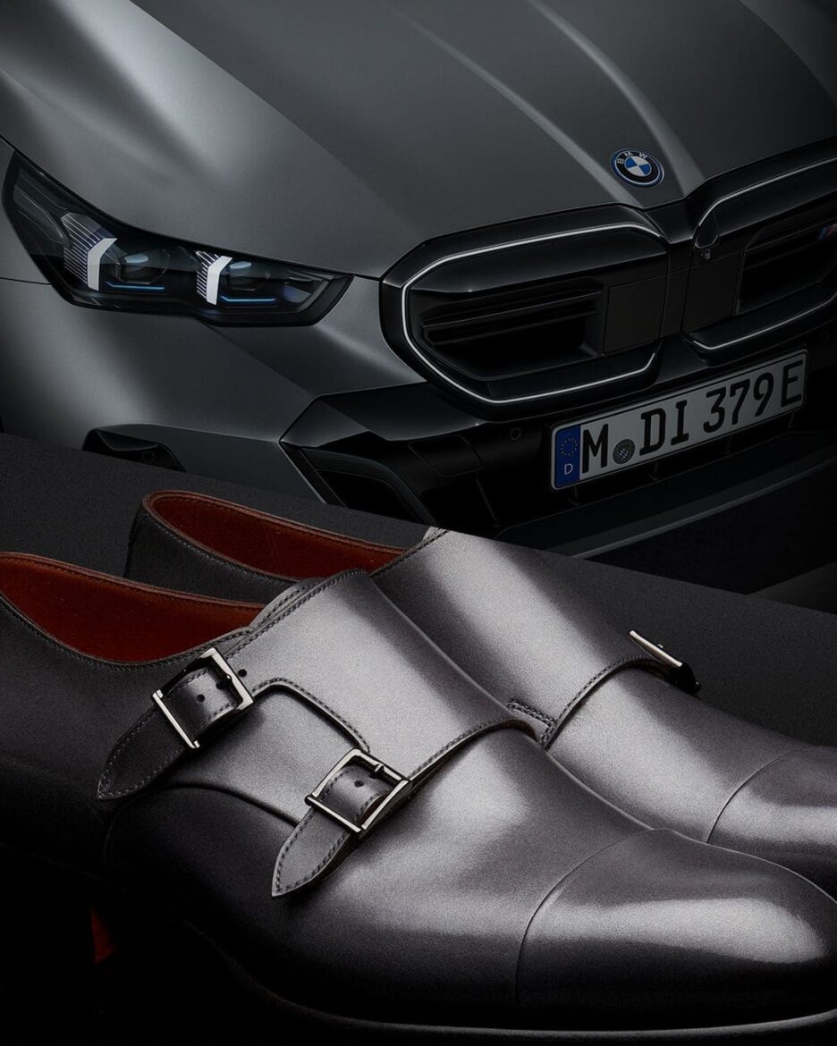 Scarpa uomo Santoni Carter Doppia Fibbia X New BMW serie 5 Touring