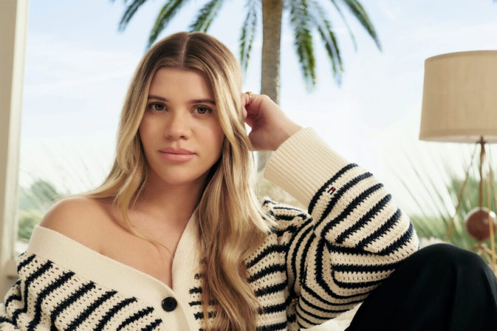 Borsa collezione Sofia Richie Grainge per Tommy Hilfiger Estate 2024