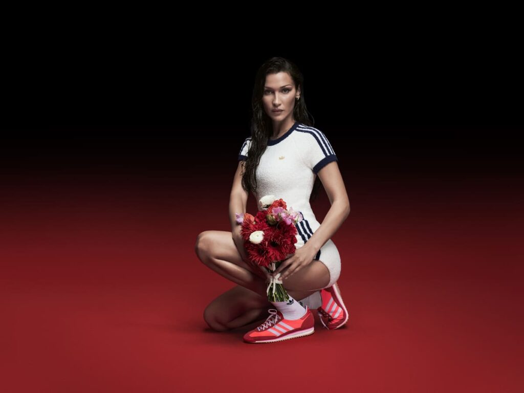 Campagna adidas original Bella Hadid