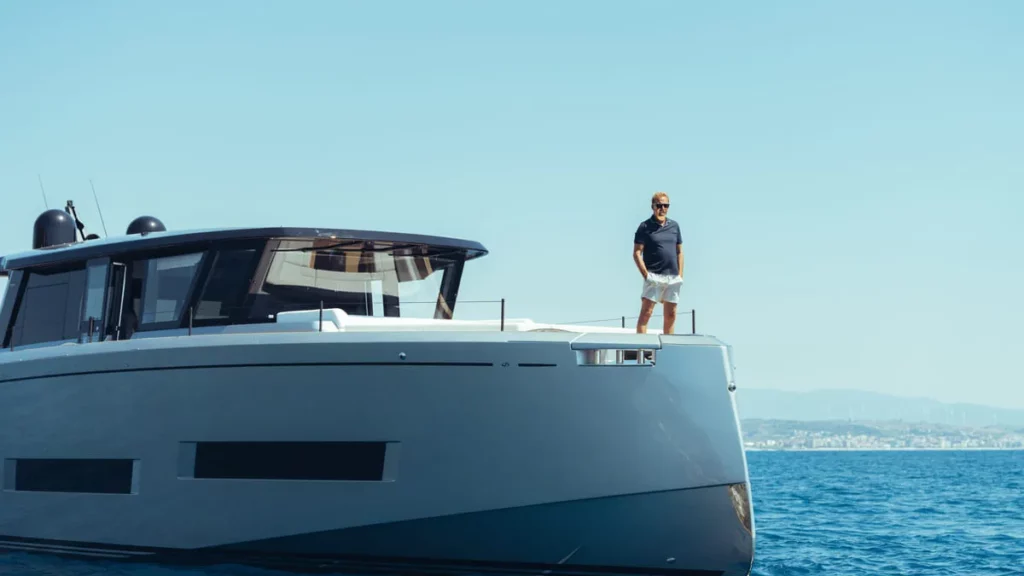 Kevin Costner ospite sul prototipo del nuovo yacht Cantiere del Pardo GT 75