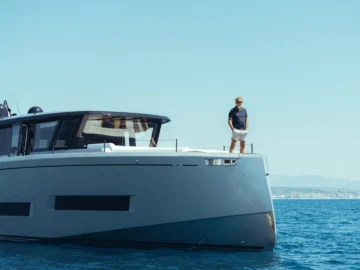 Kevin Costner ospite sul prototipo del nuovo yacht Cantiere del Pardo GT 75