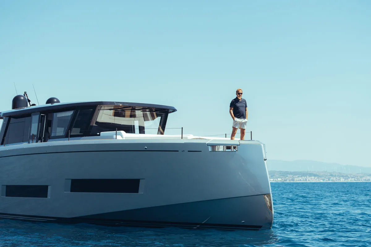 Kevin Costner ospite sul prototipo del nuovo yacht Cantiere del Pardo GT 75