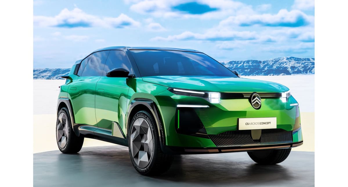 Citroen C5 Aircross Concept MY 2025 Anteprima Mondiale Salone di Parigi