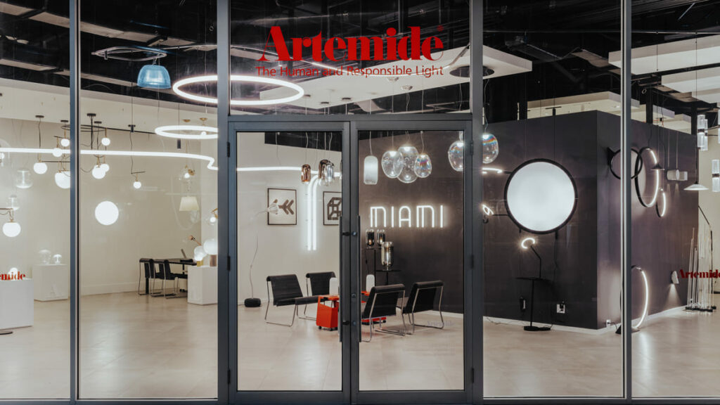 Il nuovo showroom Artemide a Miami Disegn District