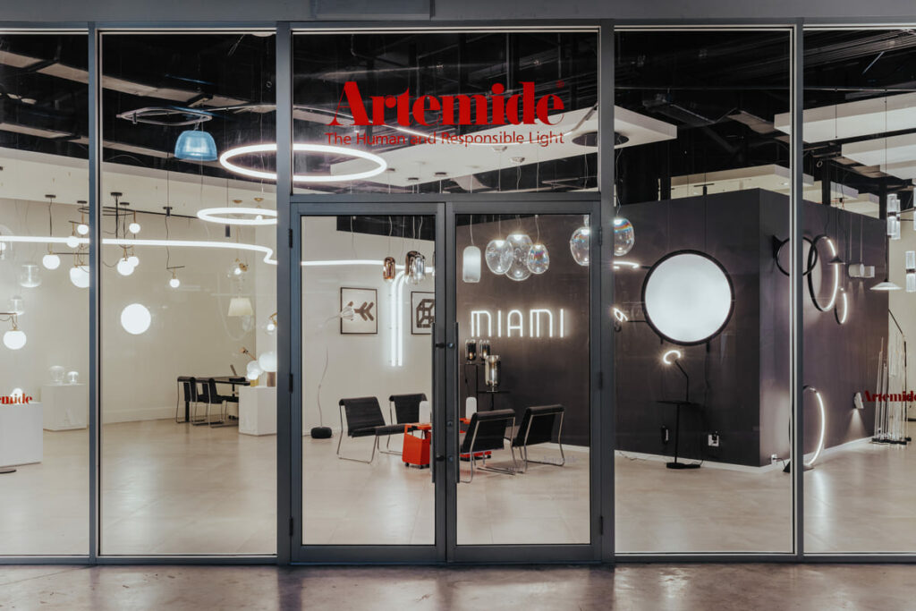 Il nuovo showroom Artemide a Miami Disegn District