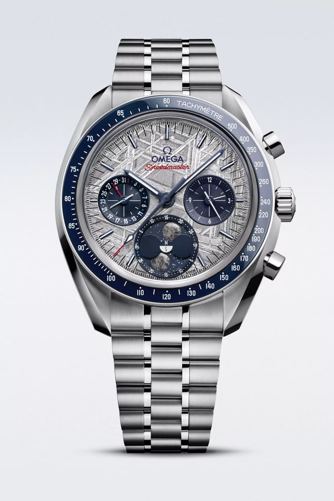 OMEGA Speedmaster Moonphase Meteorite Gennaio 2025