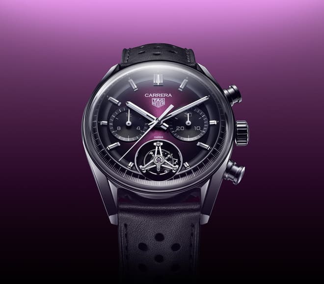 TAG Heuer Carrera Cronografo e Cronografo Tourbillon – Edizione Viola