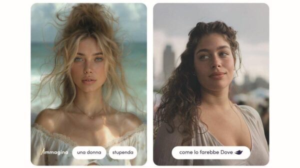 Dove campagna contro le immagini perfette create dall'intelligenza artificiale