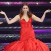 Miriam Leone. il secondo abito della terza serata del Festival di Sanremo è di Giambattista Valli